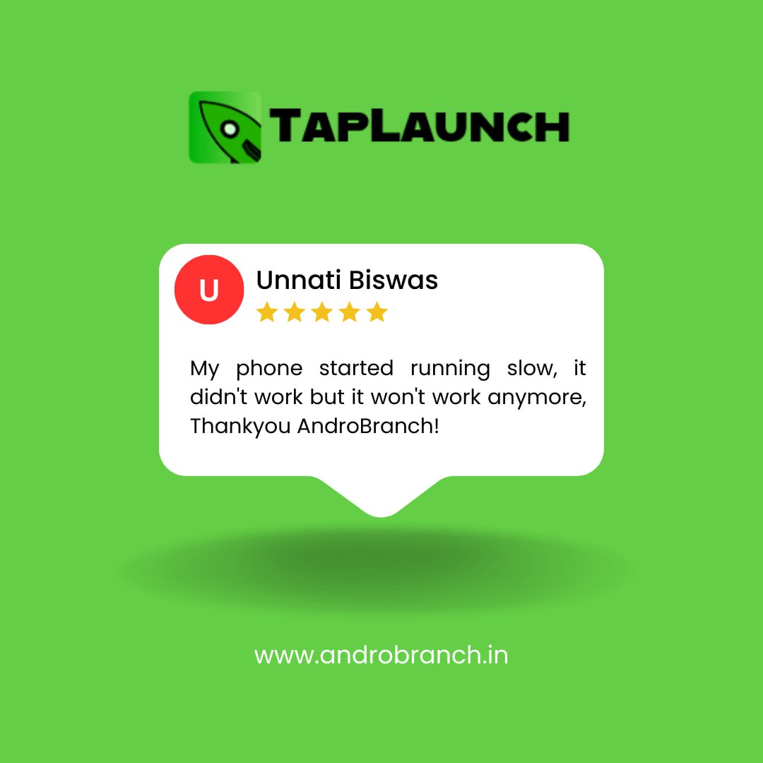 Androbranchind's tweet image. 🚀 People are tapping into the future with TapLaunch! Don’t take our word for it, read the reviews that have us doing a happy dance 💃🕺 Download now and join the hype!  #AndroBranch #TapLaunch #AppOfTheFuture