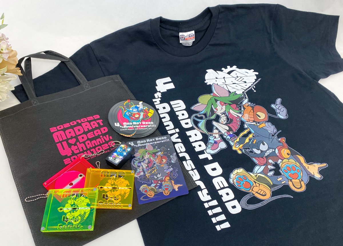 🐭『MAD RAT DEAD』4周年グッズセット💓 #オフィシャル倶楽部MAG