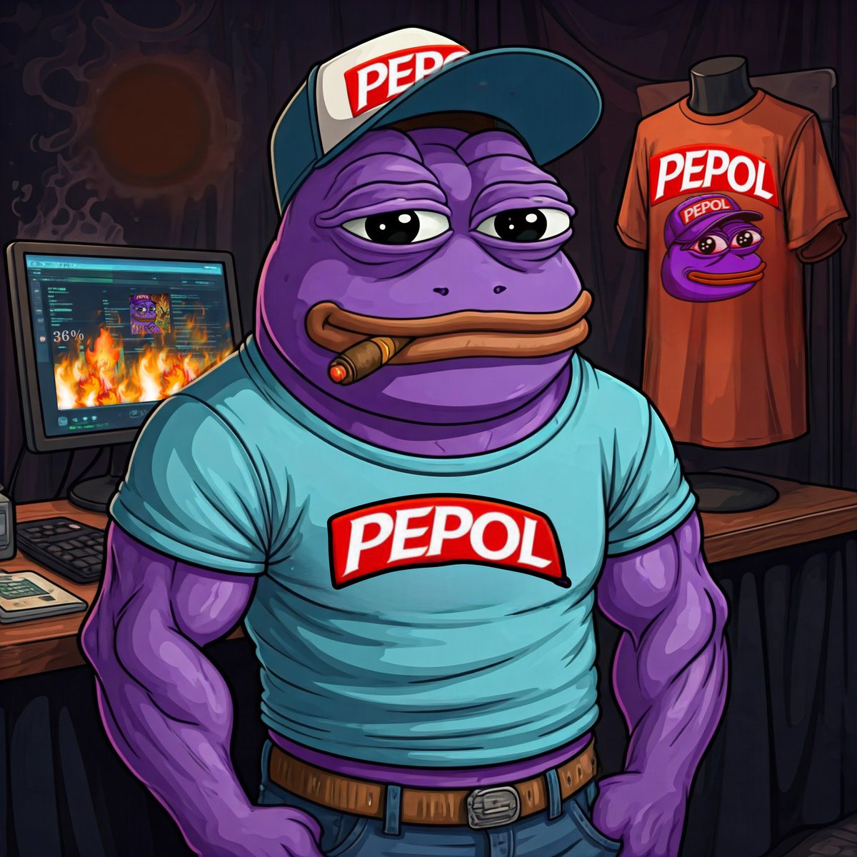 PEPOLSOLANA's tweet photo. WEN BURN🔥🔥🔥
WEN MERCH💥💥💥
WEN RAIDBOT 🤖🤖🤖

$PEPOL IS HERE TO STAY AND BUILD SOMETHING BIG, SOMETHING STRONG AND CREATIVE TOGETHER! 

NEVER FADE THE FROG https://t.co/VP6HX2R4E8