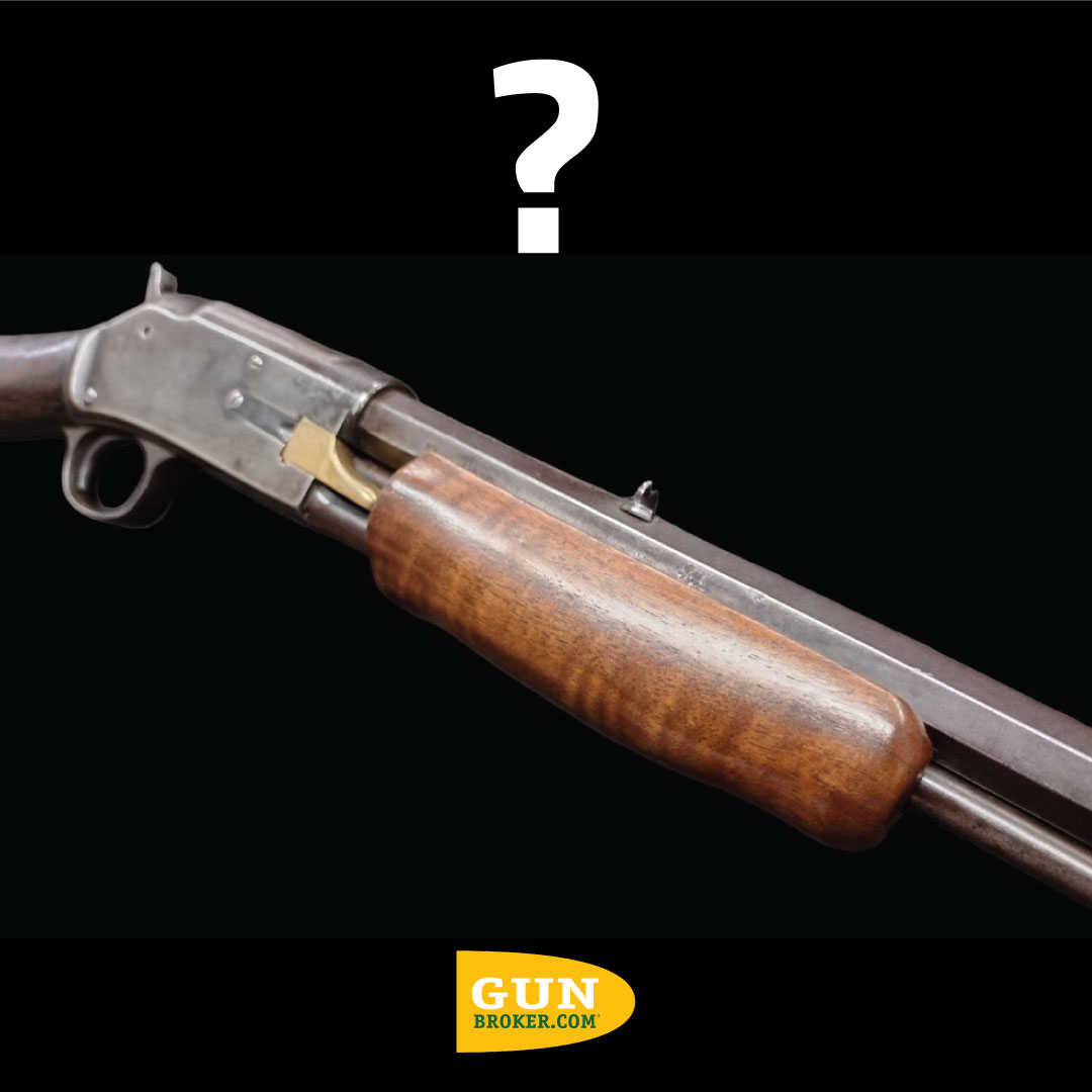GunBroker's tweet photo. Pop Quiz! Name this rifle!
.
.
#WhatRifleWednesday #rifle #GunBroker https://t.co/axaeU8fc2t