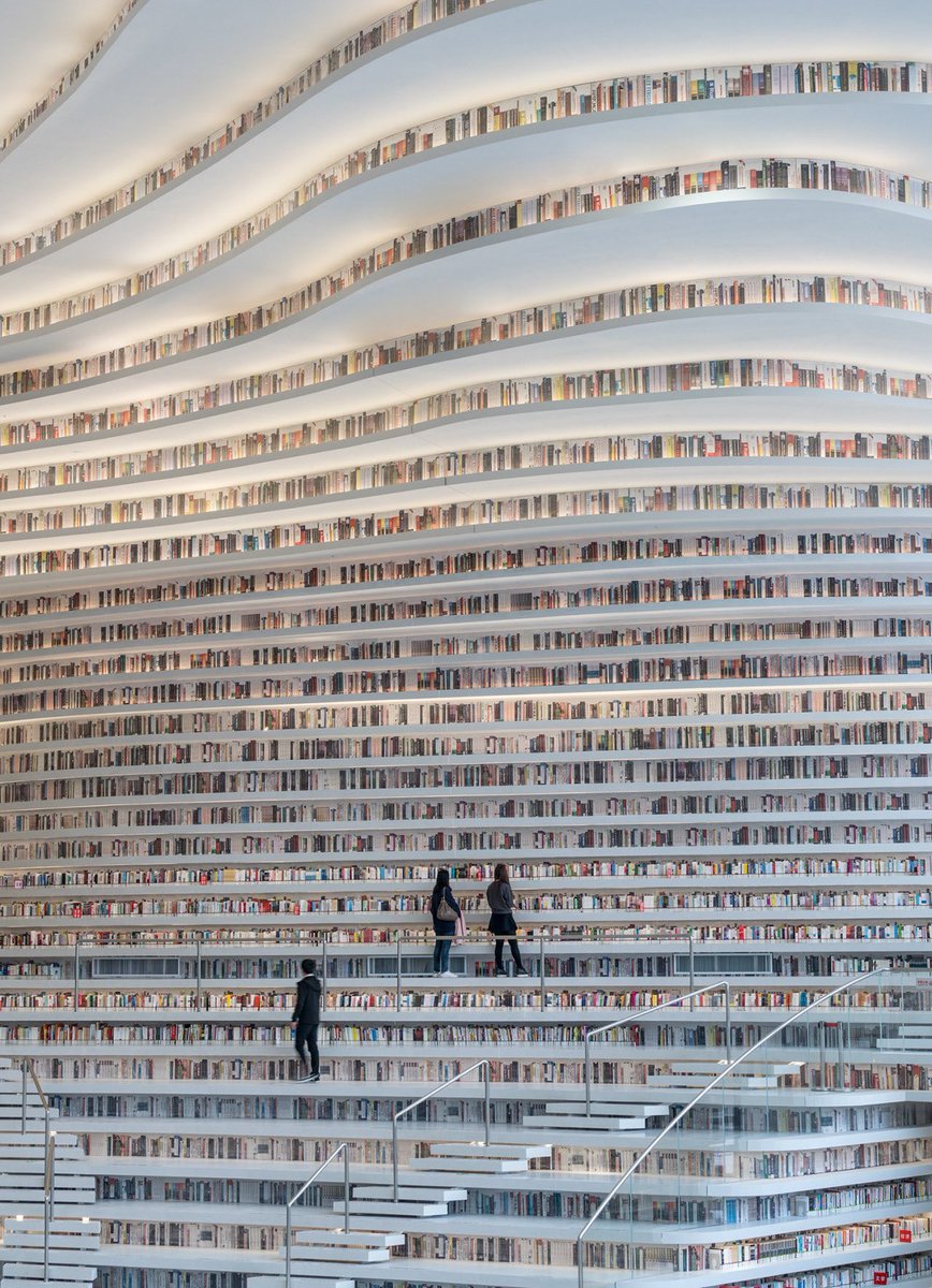 mediaartsmuseum's tweet photo. Tianjin Binhai Library in Tianjin, China https://t.co/9RzKNfo39X