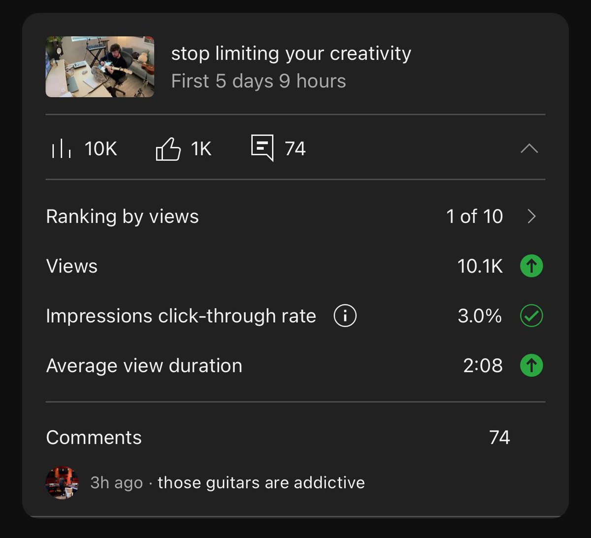 ty for love on the latest vid 🫶🏻🫶🏻