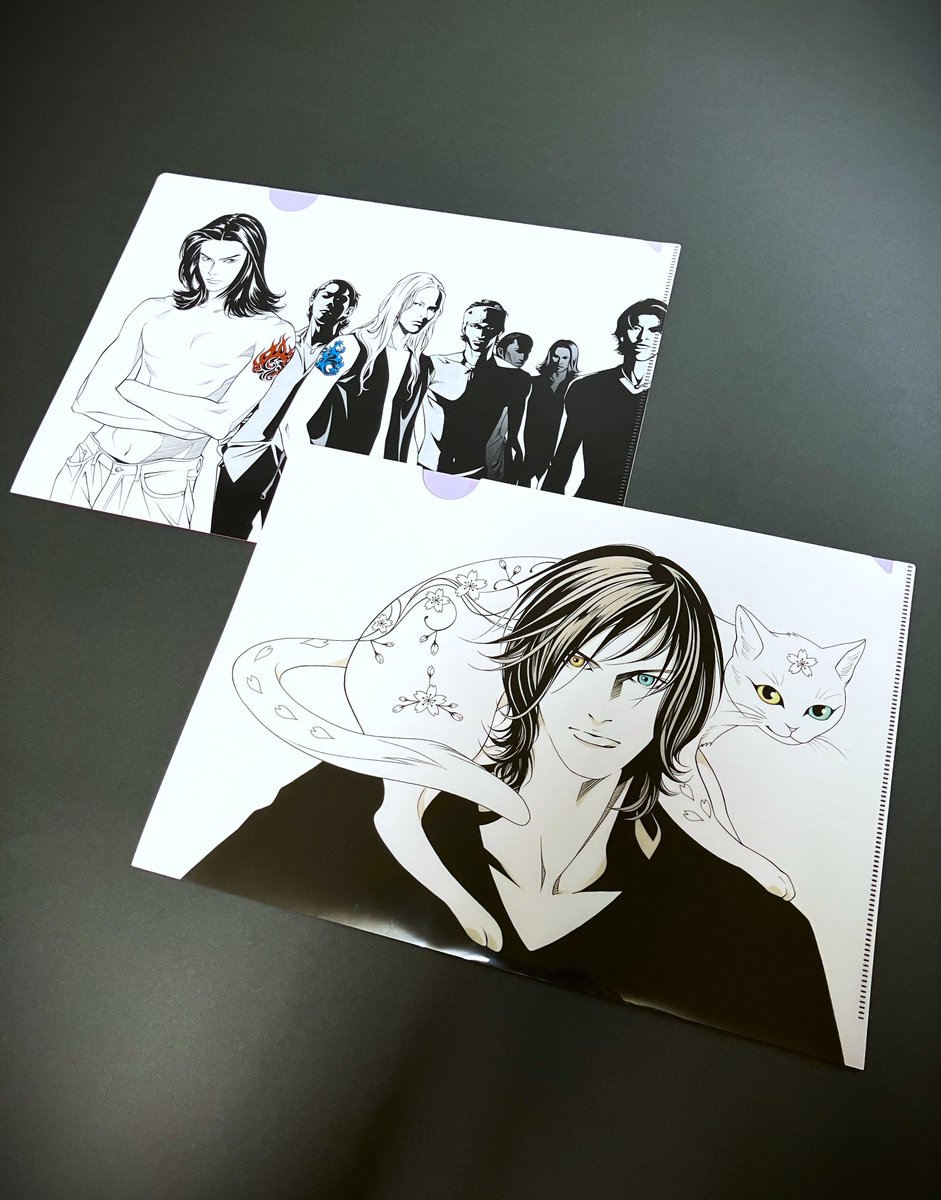 上條淳士展 LIVE 新グッズ】 A4クリアファイル 2種 「8-エイト-」より