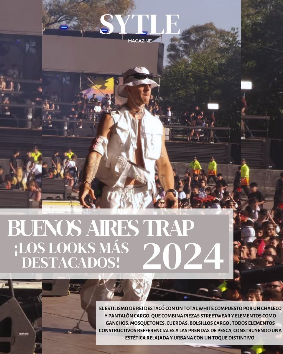 SytleMagazine's tweet image. Buenos Aires Trap 2024: un festival que reúne a los amantes del género musical 
Se ha llevado a cabo los días 7 y 8 de diciembre en el Parque de la Ciudad el festival que junta a los fieles oyentes del trap en un mismo lugar. Allí se han presentado más de 50 artistas.
#BSASTRAP