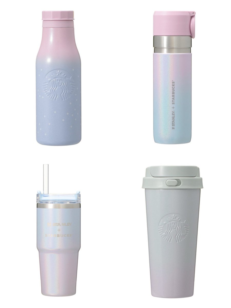 スタバから発売予定のタンブラー☕️🩵🤍
12/26発売✍🏻