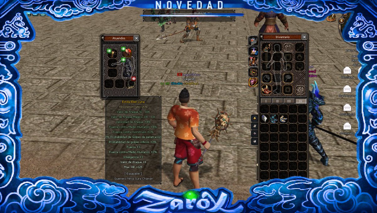 Memorias de Zarox

Hola gente linda de Zarox siguiendo con el evento para dar un paseo por el pasado del Servidor Zarox.

Nuestro Usuario Gotenss nos envía la primera estola 6-09-2022 <3