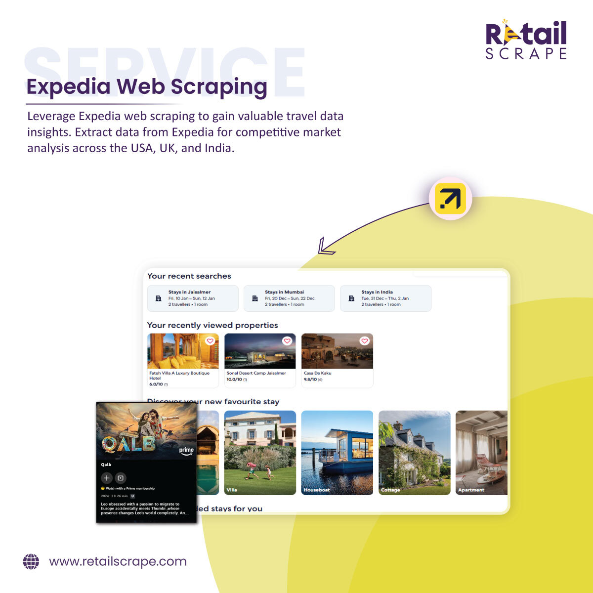 RetailScrap's tweet image. Leverage #Expediawebscraping to gain valuable #traveldatainsights. #ExtractdatafromExpedia for competitive market analysis across the USA, UK, and India.

Read More: retailscrape.com/expedia-data-s…

#Expediadatascraping #TravelDataScrapingServices #ExtractExpediaHotelandFlightData #USA