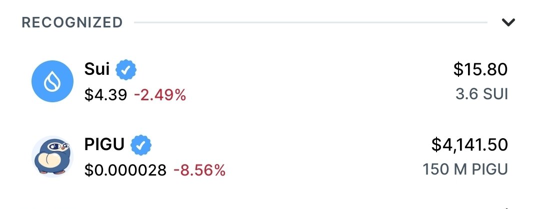 last post on $SUI today. Don't know shit about it but I clearly can't ignore it.  Minutes after getting wallet, a kind enthusiast dropped me like $4k in a memecoin asked nothing in return. Don't know what to do with but thanks and shout out to <a href="/Piguworld/">PIGU</a>. 

It's a warm welcome.