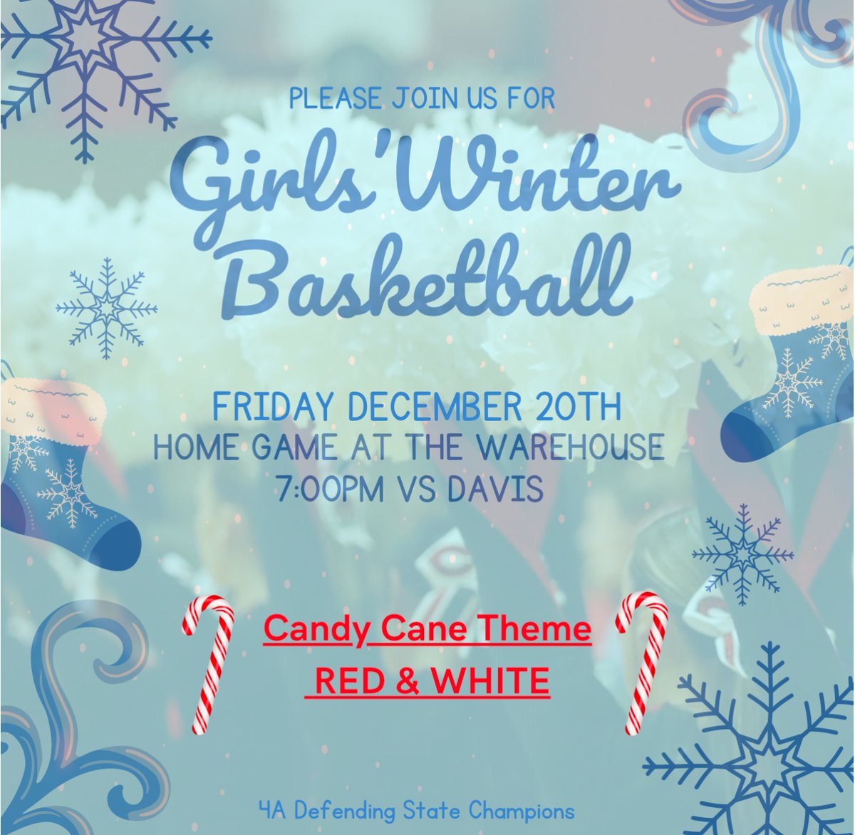 lisa_onlygirl's tweet photo. We doing a thing on Friday! Candy Cane game- Red, White & Merry! Come cheer on @PapermakersWBB as we take on a very talented #Davis team. ♥️🤍♥️🤍♥️🤍🏀 #onenotdone https://t.co/i7tvwYVjoW