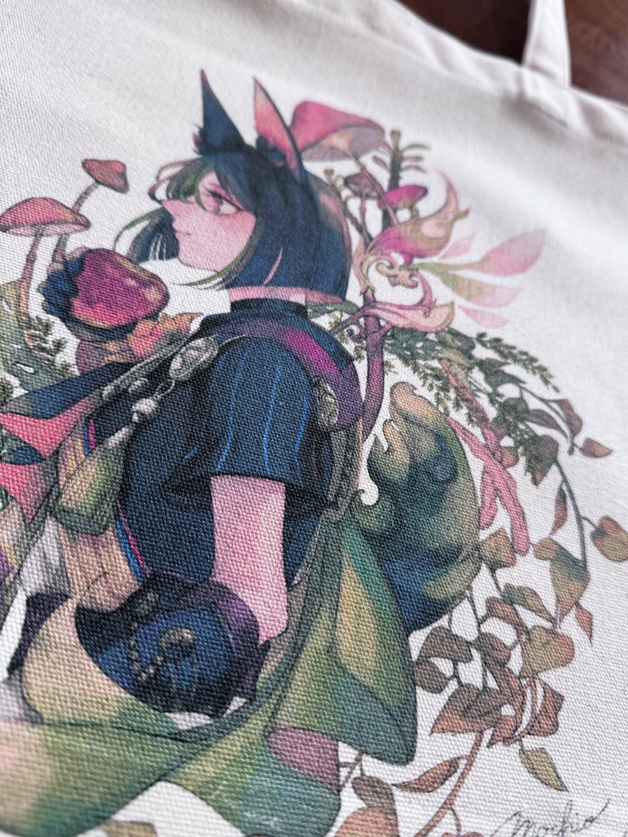 ティナリ(原神) 「キャンバストート届いた〜!!!綺麗に印刷されている 」|nima𓅪5/3超神の叡智のイラスト