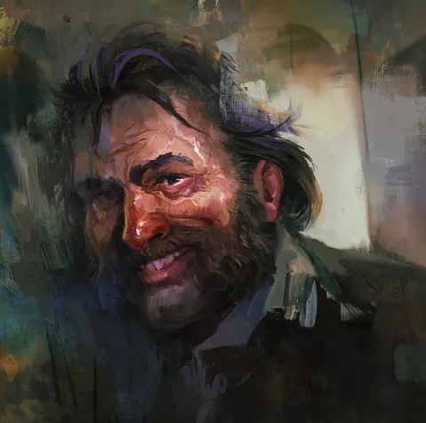 MollyMelanch0ly's tweet photo. Disco Elysium is an especially egregious offender because the game forces you to stare at this hideous face in the lower third for the ENTIRE game. Here I’ve removed the bloating, wrinkles, redness and eye bags etc. 😍😍😍 now that’s a face I wouldn’t mind staring back at me! https://t.co/nzGXggeB3g
