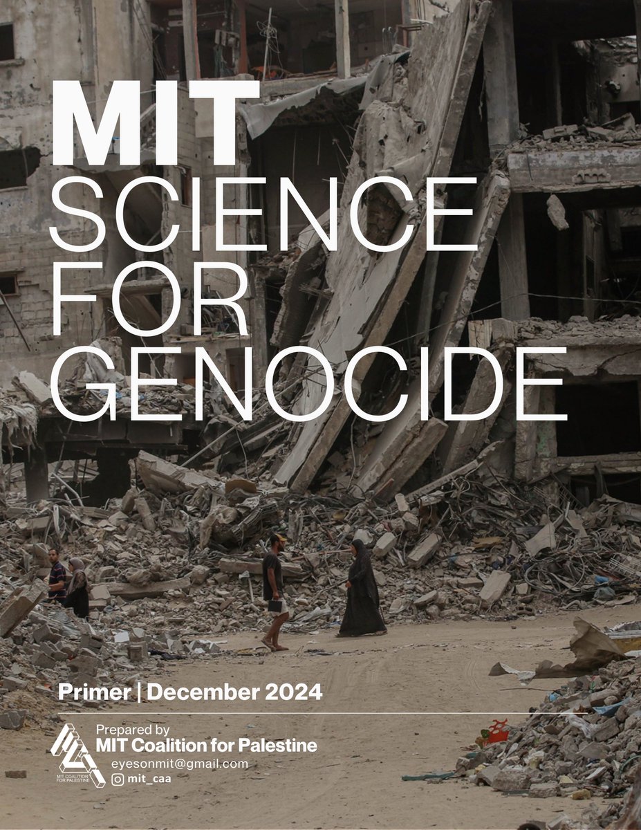 MIT Coalition for Palestine - Commentary tweet media