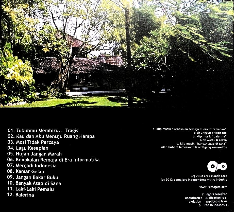 16 years ago today, Efek Rumah Kaca released ‘Kamar Gelap.’