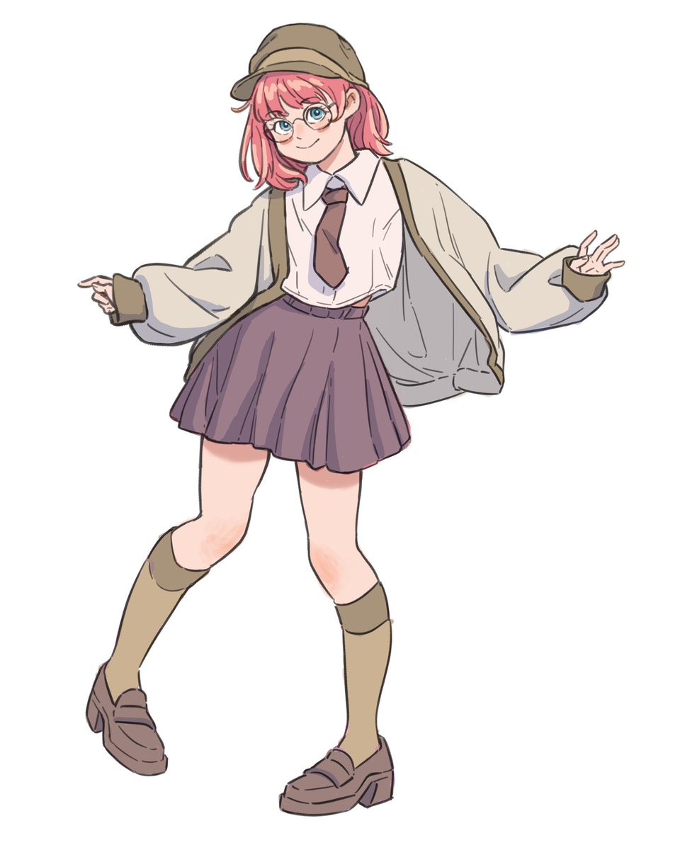 Practice from ref, I wasn’t trying to draw OC but the color turned out that way XD I can’t escape the pink hair
#rkgk #skeb