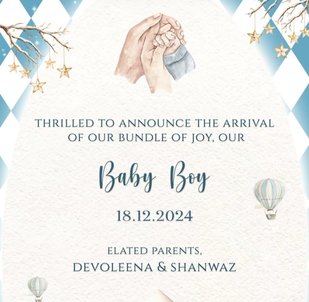 BollyTellyBuzz's tweet image. .@Devoleena_23 and #ShanawazShaikh become parents to a baby boy 👶
.
.
#DevoleenaBhattacharjee