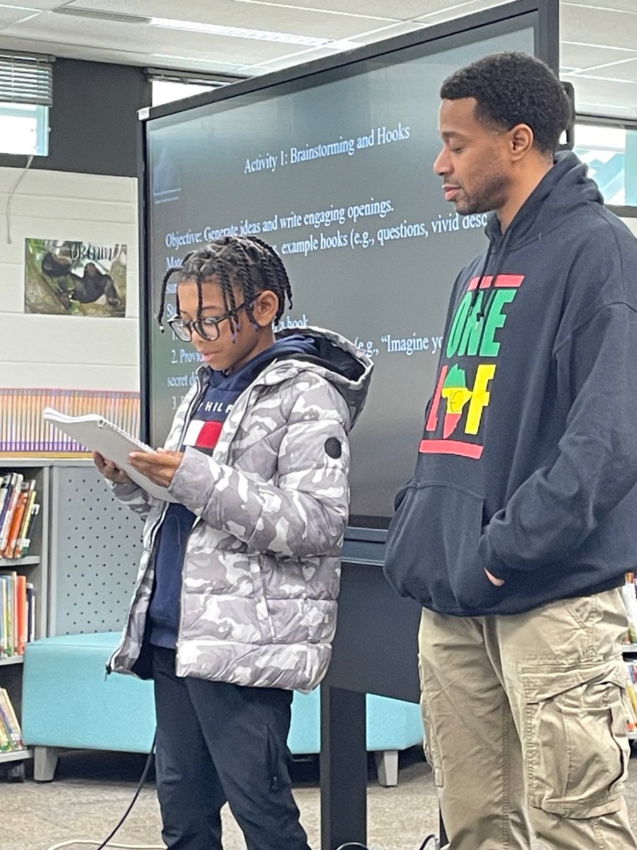 Dr. Holloway led our Student and Parent Academy and it was very engaging