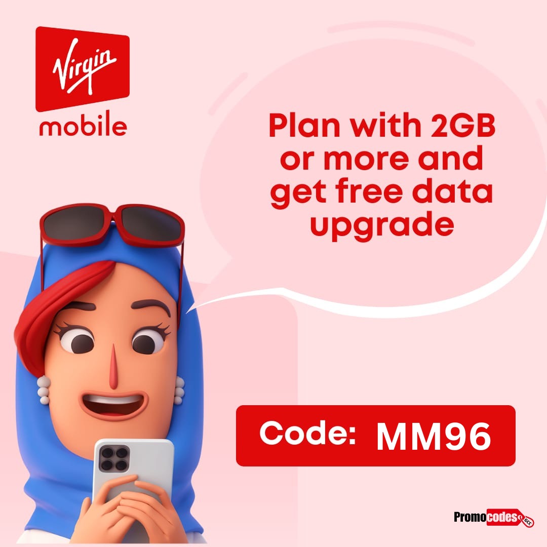promocodesgcc's tweet image. 🌟 Upgrade Your Connectivity with Virgin Mobile! 🌟
.
.
📱 Subscribe to a plan with 2GB or more and enjoy a free data upgrade! Use coupon code MM96 at checkout.
#virginmobile #coupons #offers #discountcode #couponcode #exclusiveoffers #postoftheday #promocodesgcc
