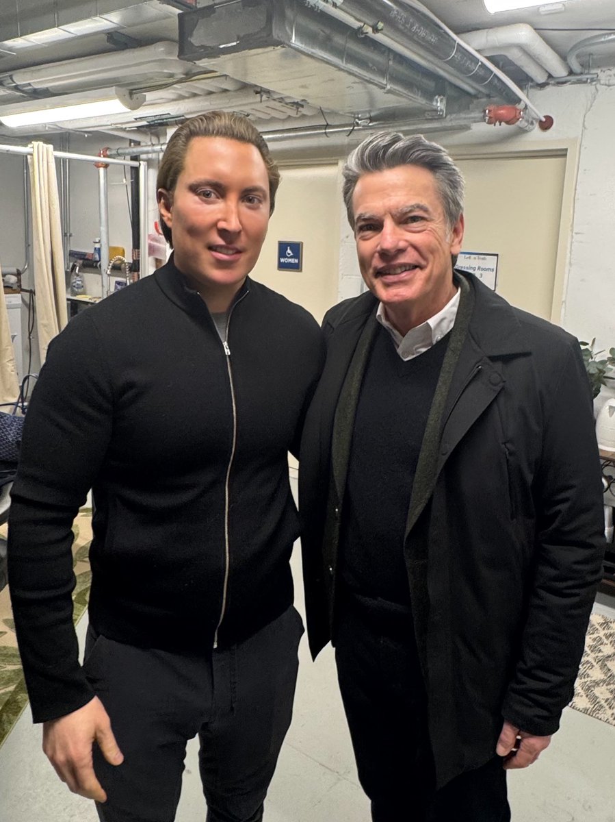 Thank you to the incredibly talented @juliannamargulies and @petergallagher for a wonderful evening enjoying their Broadway hit @leftontenth. However, the work started after the show backstage where we discussed our mutual charitable ventures.