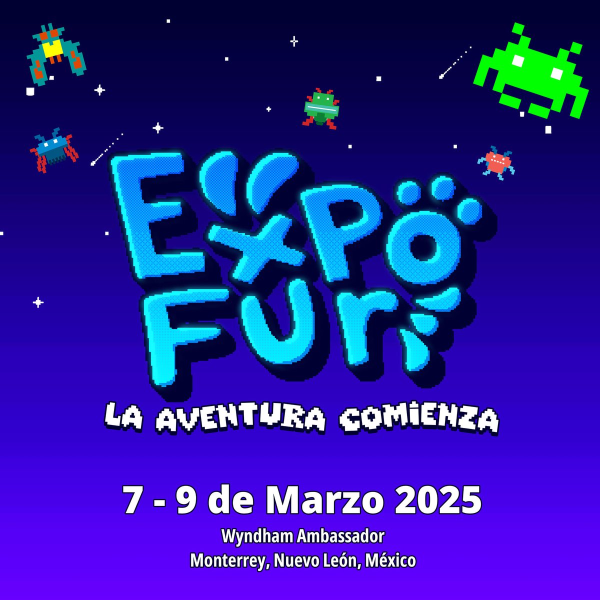 expofur's tweet image. ¡Una nueva aventura está por comenzar!
Muy pronto compartiremos nuestros paquetes de acceso, convocatorias para artistas y mucho más.
¡Así que manténganse atentos para ser parte de este emocionante viaje con ExpoFur!
Hotel Wyndham Ambassador Centro, Monterrey, Nuevo León