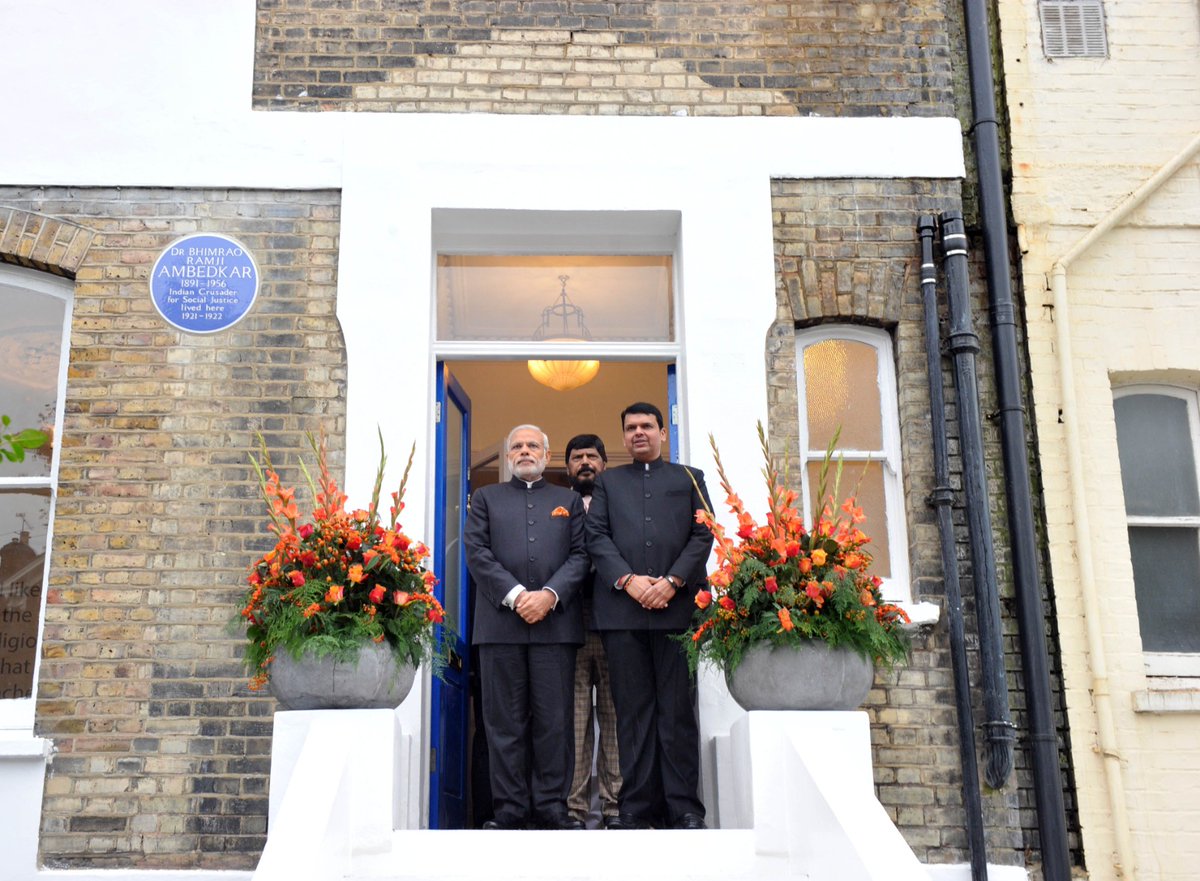 <a href="/narendramodi/">Narendra Modi</a> Congress leaders love spreading lies about India on foreign soil, but they never bothered about a place in London where Dr. Ambedkar himself lived. 

During PM <a href="/narendramodi/">Narendra Modi</a>’s 2015 UK visit, he went there, and subsequently, it was acquired by the Maharashtra Government.