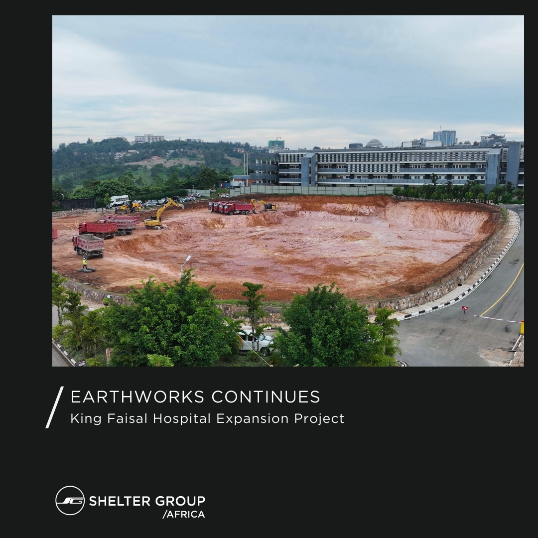 Earthworks are well underway as we lay the foundation for improved healthcare infrastructure in Kigali. 

Stay tuned for updates on this transformative journey. Together, we’re building a healthier future!

Explore more: 🌐 shelter.co

#ShelterGroupAfrica