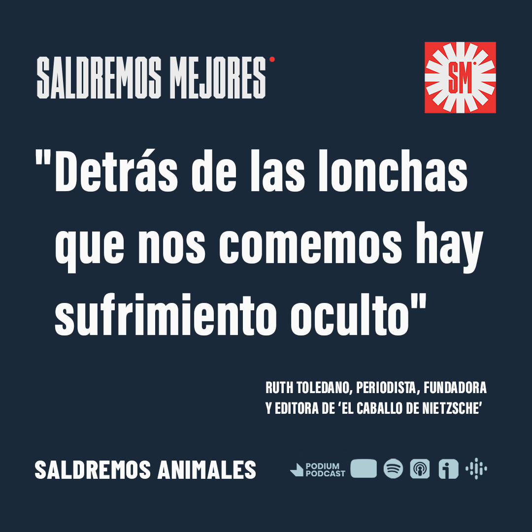 Queridas, esta semana hablamos de veganismo y antiespecismo con tres invitadas de lujo.

Nos preguntamos por qué vemos bien comernos a unos animales y a acariciar a otros y analizamos la violencia detrás de la industria cárnica.

📲SALDREMOS ANIMALES: linktr.ee/saldremosmejor…