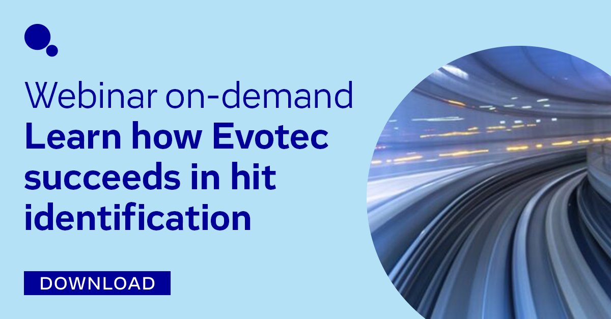 Evotec (@evotec) on Twitter photo Improve your success in hit identification!
Watch on-demand our Quality Hits at Lightning Speed webinar series hubs.ly/Q02_V5Kr0.
Contact us to find out how Evotec can accelerate your project: info@evotec.com
#HitIdentification #HighThroughputScreening #DrugDiscovery Improve your success in hit identification!
Watch on-demand our Quality Hits at Lightning Speed webinar series hubs.ly/Q02_V5Kr0.
Contact us to find out how Evotec can accelerate your project: info@evotec.com
#HitIdentification #HighThroughputScreening #DrugDiscovery