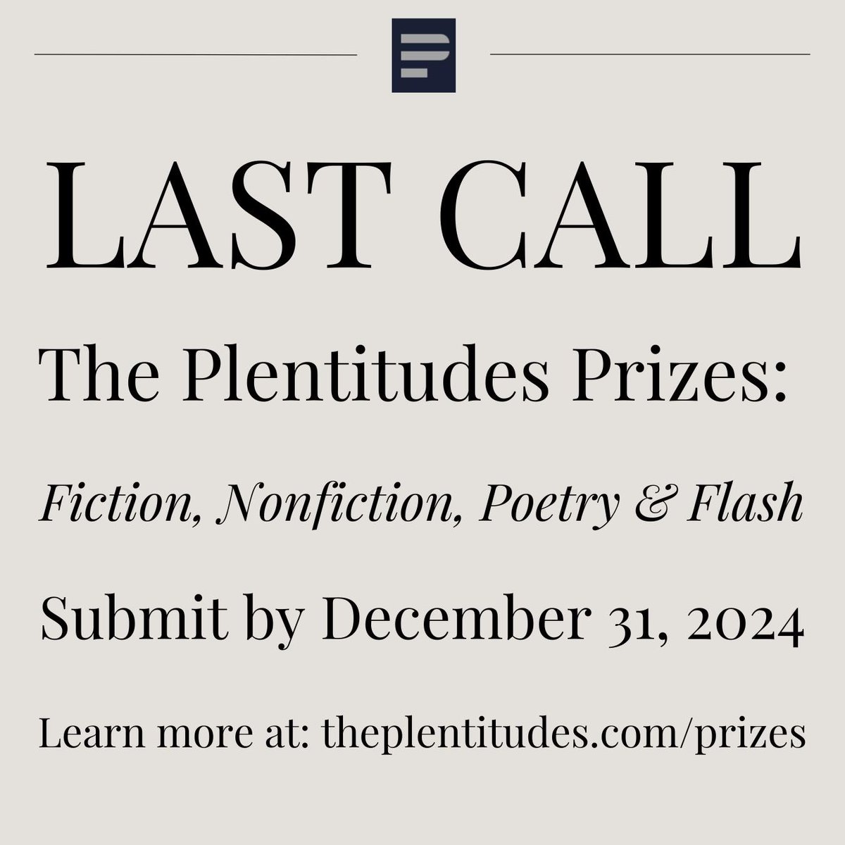 The Plentitudes Literary Journal tweet media