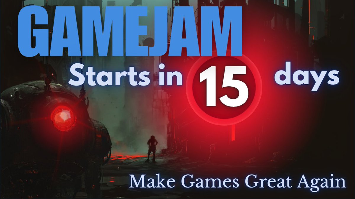 itsbasedgamejam's tweet photo. 🎮 15 days to go! 🎮
The Based Jam is almost here. No excuses. No compromises. It’s time to fight back, make games great again, and build the culture we actually deserve. 🔥
Join the crusade. Links in bio.
#GameJam #BasedGaming #MakeGamesGreatAgain https://t.co/Y7DSPAEe1s