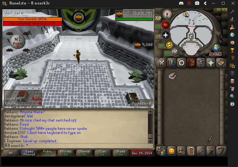 DanielW92466059's tweet photo. First 99 down on the iron ofc winterfrog no pet or axe but 4 tombs is nice :D #osrs #ironman #zerk https://t.co/FFZf2TqMQu