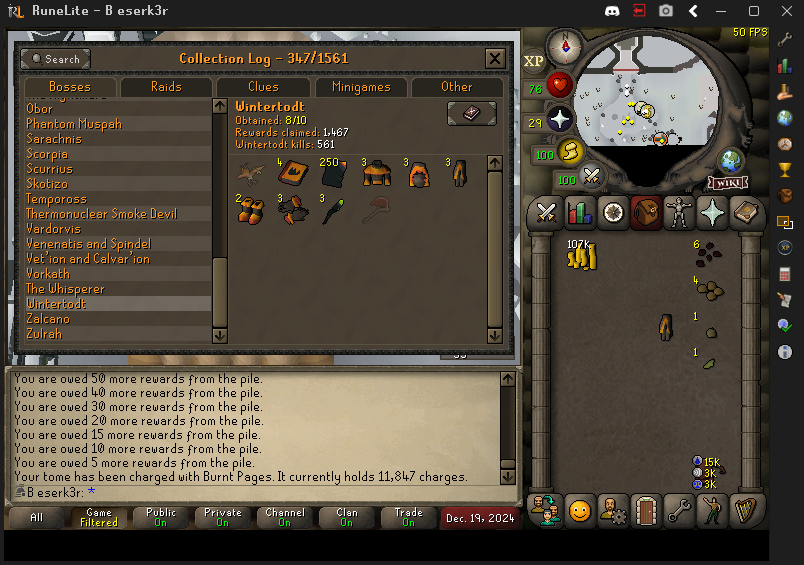 DanielW92466059's tweet photo. First 99 down on the iron ofc winterfrog no pet or axe but 4 tombs is nice :D #osrs #ironman #zerk https://t.co/FFZf2TqMQu