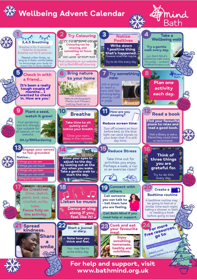 Advent? Yes, but also fab for January. Thank you, Mind.