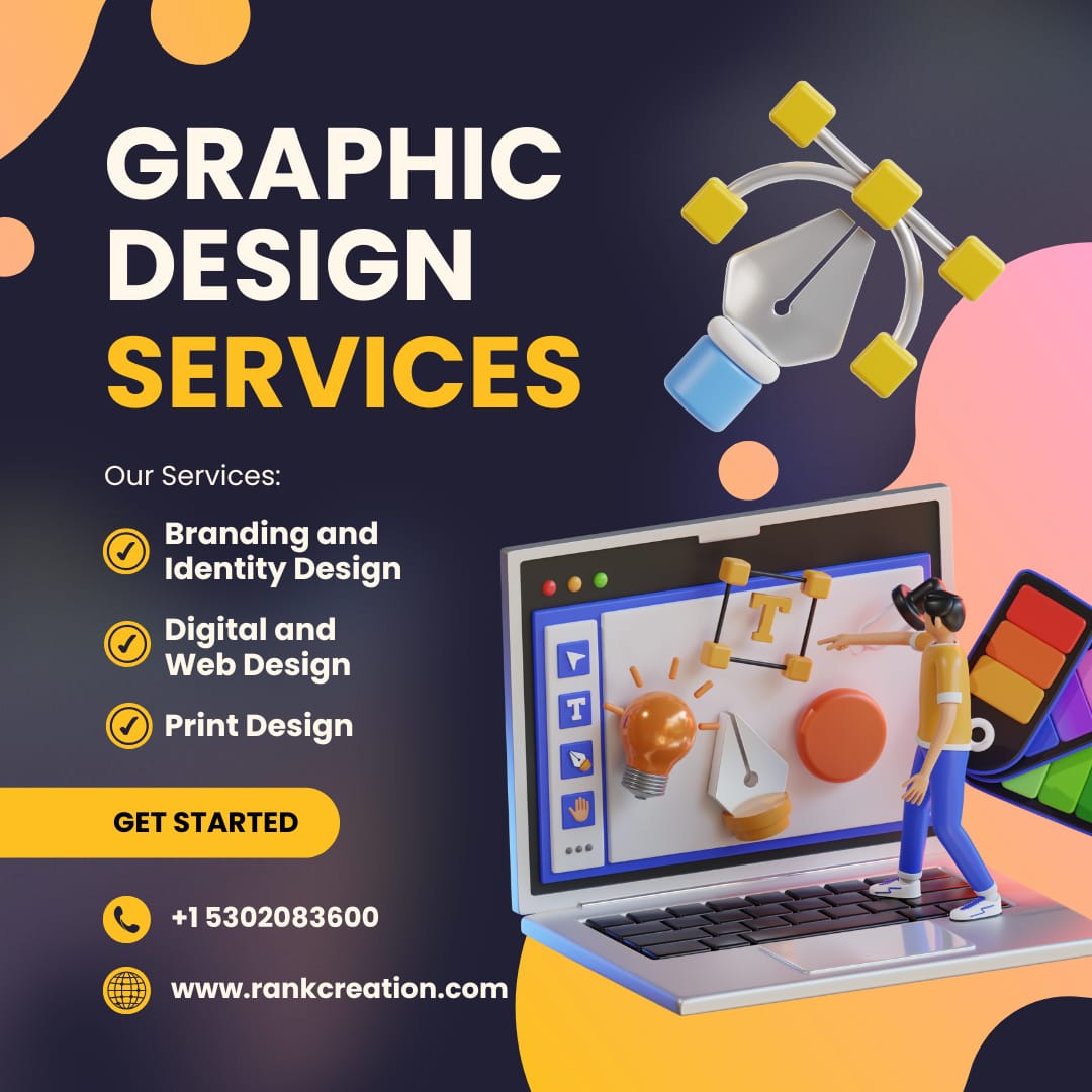 rankcreation's tweet photo. RankCreation’s graphic design team creates visuals so eye-catching, your competition will want to hire us too! From sleek logos to stunning banners, we’ve got you covered.

📧 sales@rankcreation.com
📞 +1-530-208-3600
Let’s design something cooler than your favorite meme! https://t.co/Bn0iZuc49Y