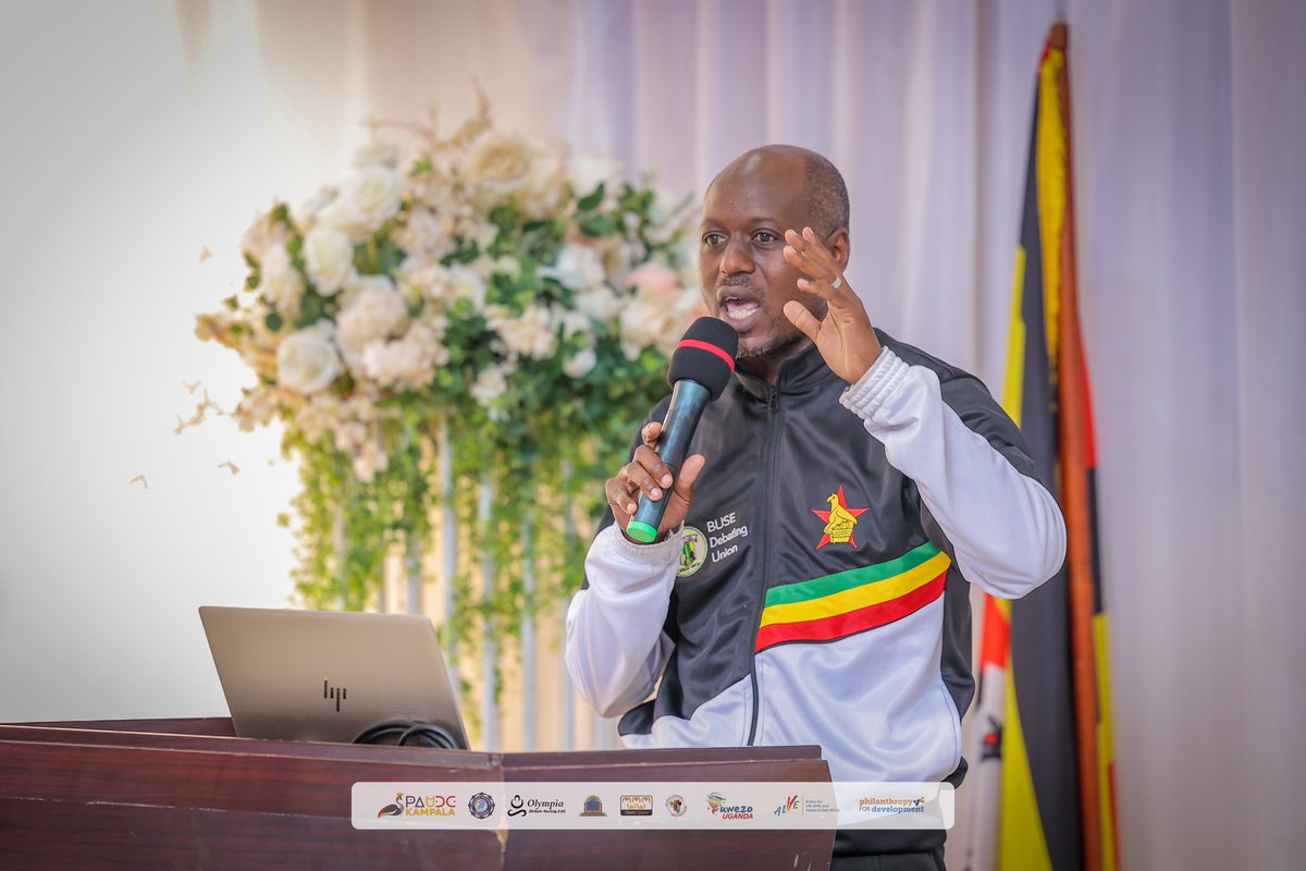 Addressing the #PAUDCKampala gathering, the speaker underscored a pivotal shift in perspective: philanthropy begins within, rather than relying on external sources.

He advocated for "accentuating" philanthropy, integrating it into our daily mindset.
#Giving4Devt | #Give4Good