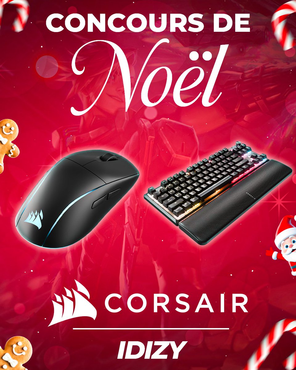 GL Idizy (@idizyfx) on Twitter photo 🥳 JEU CONCOURS <a href="/CORSAIRFRA/">CORSAIR France</a> x Idizy
Cette fois-ci on vous fait gagner pour Noël 2 cadeaux donc 2 gagnants !
À GAGNER : La M75 Wireless et le K70 PRO TKL 🔥
Pour participer
✅Abonnez vous à <a href="/CORSAIRFRA/">CORSAIR France</a> et <a href="/IdizyFX/">GL Idizy</a>
🔄RT et FAV
✅Identifie 1 personne
🗓️Tirage le 26/12 🍀 🥳 JEU CONCOURS <a href="/CORSAIRFRA/">CORSAIR France</a> x Idizy
Cette fois-ci on vous fait gagner pour Noël 2 cadeaux donc 2 gagnants !
À GAGNER : La M75 Wireless et le K70 PRO TKL 🔥
Pour participer
✅Abonnez vous à <a href="/CORSAIRFRA/">CORSAIR France</a> et <a href="/IdizyFX/">GL Idizy</a>
🔄RT et FAV
✅Identifie 1 personne
🗓️Tirage le 26/12 🍀