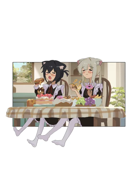 幸せなヌコ 