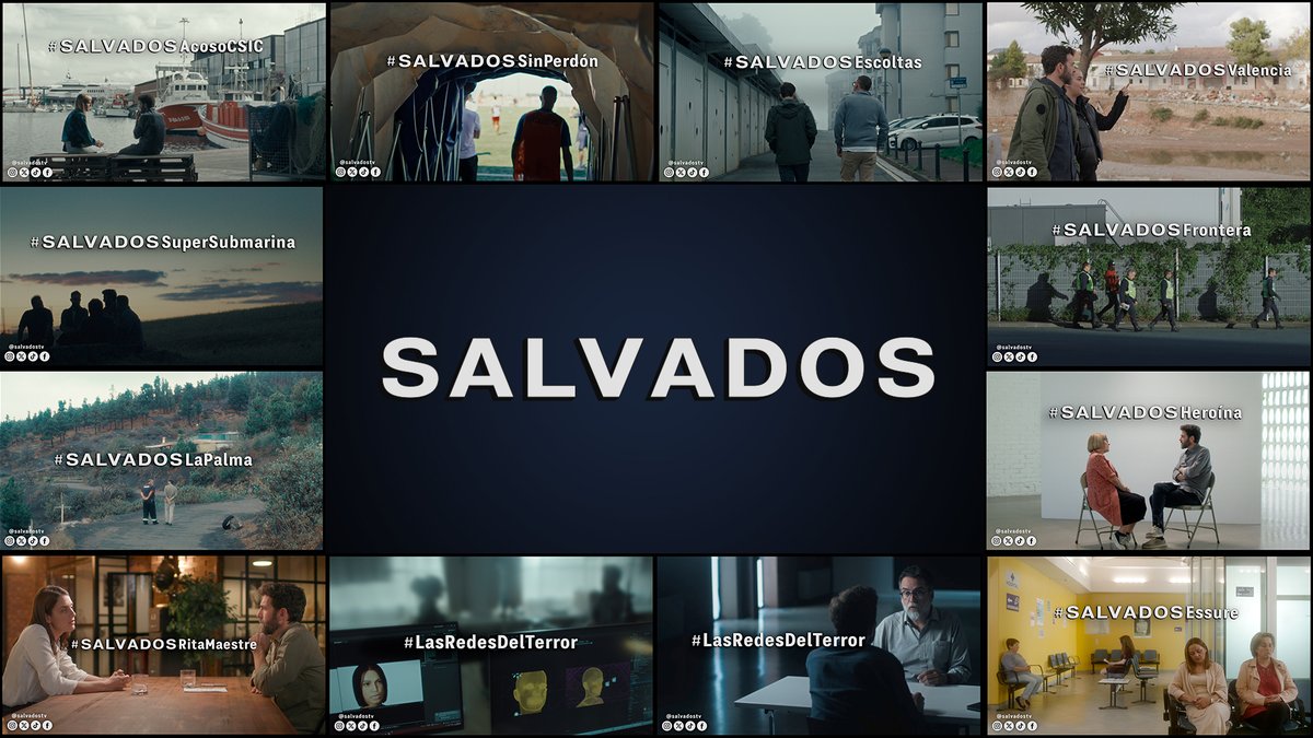 ¡Volvemos pronto!

Hasta entonces, puedes recuperar la temporada completa:
atresplayer.com/lasexta/progra…

⛴️#SalvadosAcosoCSIC
🔫#SalvadosEscoltas
🚔#SalvadosFrontera
👩‍⚕️#SalvadosEssure
📱#LasRedesDelTerror
💉#SalvadosHeroína
🎸#SalvadosSuperSubmarina
🏛️#SalvadosRitaMaestre