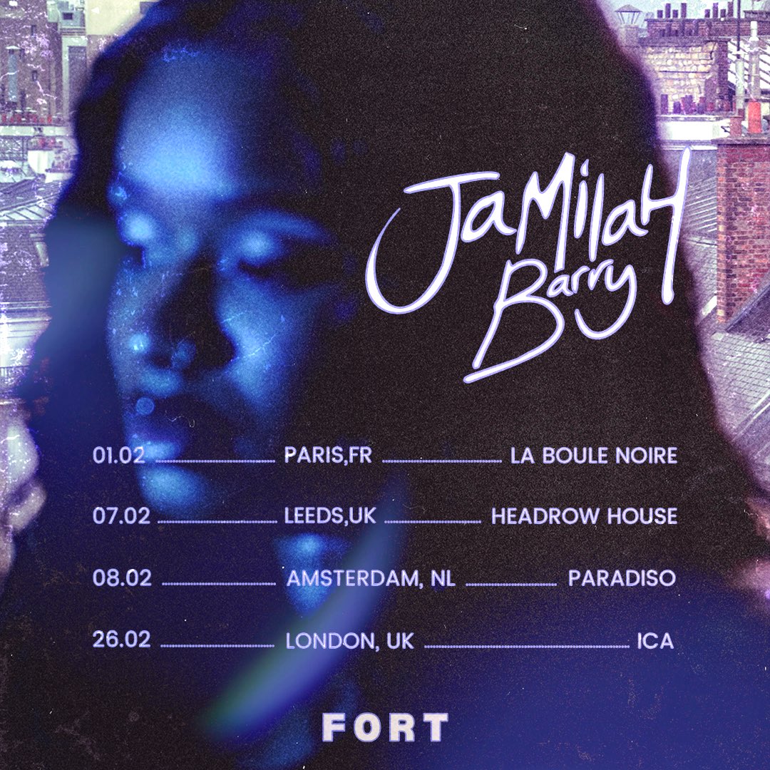 Tickets for my UK / EU headline tour are available now &amp; we’ve added an extra date in Leeds! 🎟️ can’t wait to Full Circle with you!

Get your tickets now 🤍 bio.site/jamilahbarry