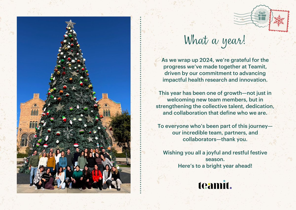 ✨ What a year! ✨

To everyone who’s been part of this incredible journey—our amazing team, partners, and collaborators—thank you. 💚 Wishing you all a joyful, restful festive season.🎄 

✨Here’s to a bright year ahead!🌟

#ThankYou #Gratitude #Teamit