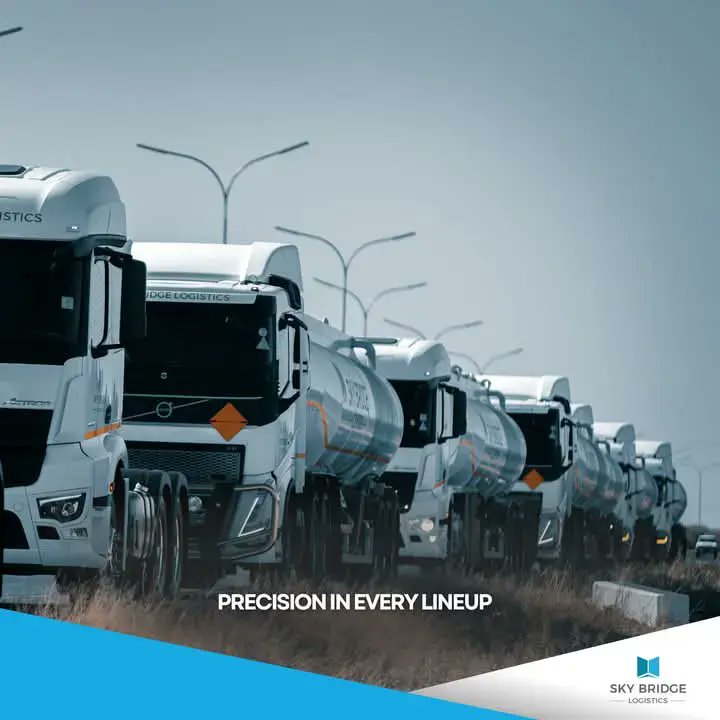 Hd10Japi's tweet photo. Organization is key to our efficiency. Our well-coordinated fleet ensures timely and seamless fuel deliveries every time. At Skybridge Logistics, we take pride in being organized and dependable!
#FleetOrganization #EfficientLogistics #SkybridgeLogistics #TheSkyBridgeWay https://t.co/fyvgHIqQqG