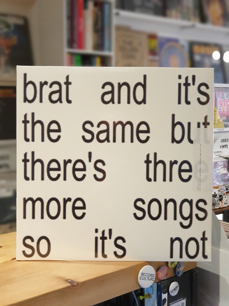 🎅 Christmas advent deal of the day!

For one day only, we have slashed the price of the extended edition of Charli XCX's 'Brat' on double LP white vinyl. Usually £39, for today only it is just £25! 

Today only or until they're gone

recordculture.com/products/charl…