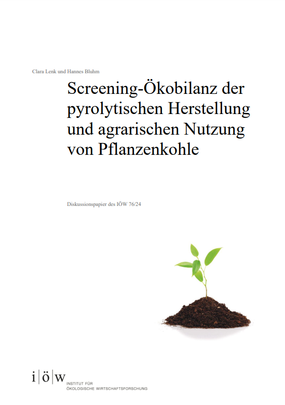 Was #Pflanzenkohle leisten kann? Unsere Ökobilanz zeigt: Als #Bodensubstrat hat sie Potenzial für den #Klimaschutz🌱

▶ Pflanzenkohle kann im Verfahren Carbon Dioxide Removal #CDR Kohlenstoff speichern.

👉Mehr zur Studie vom Projekt Landgewinn: ioew.de/news/article/p…
#Pyrolyse