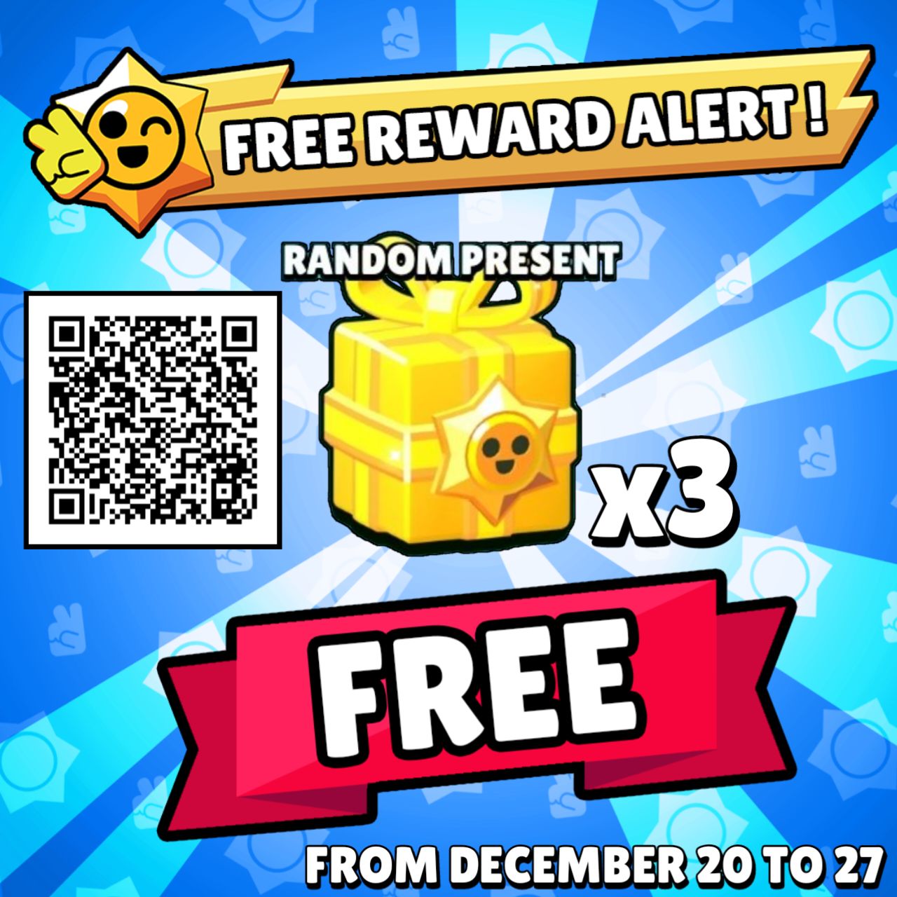 Brawl Source on X: &ldquo;🎉 x3 PRESENTS FOR FREE! 🎉 Starting tomorrow 
