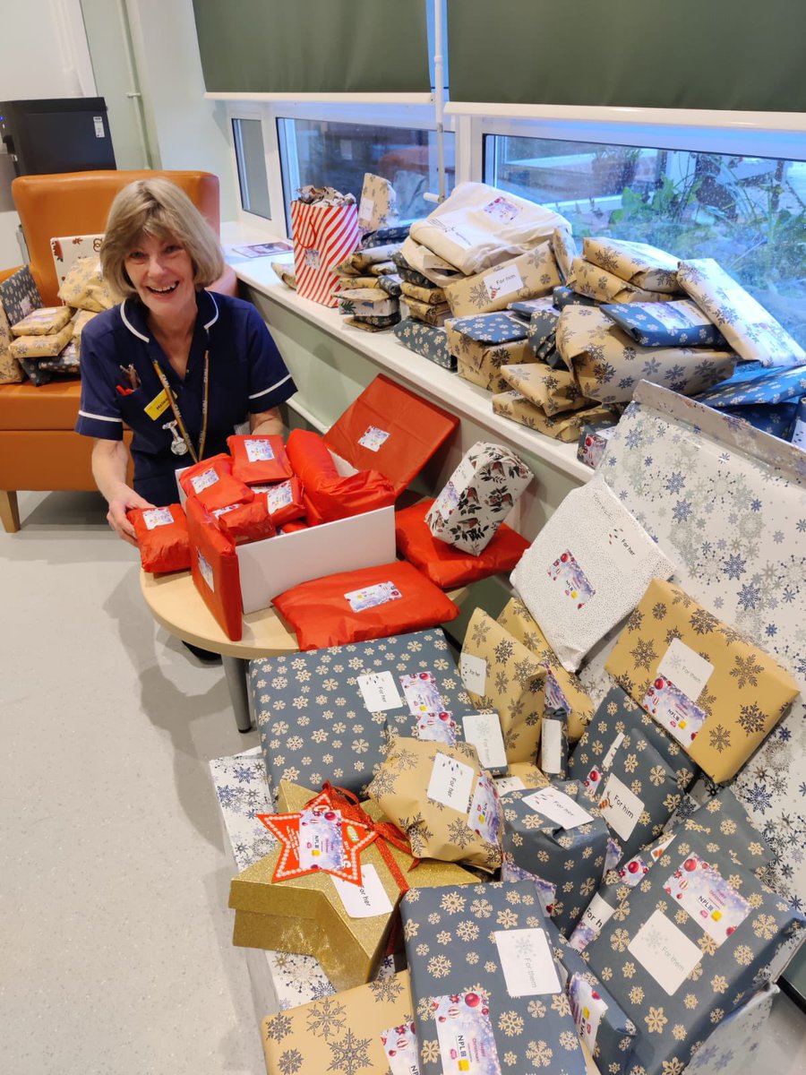 Thank you <a href="/NPL/">NPL</a> employees for kindly donating Christmas gifts to patients and staff who will be in Teddington Memorial Hospital over Christmas. Thank you for your support throughout the year and we look forward to celebrating your 125th anniversary in 2025 🎉 #Community