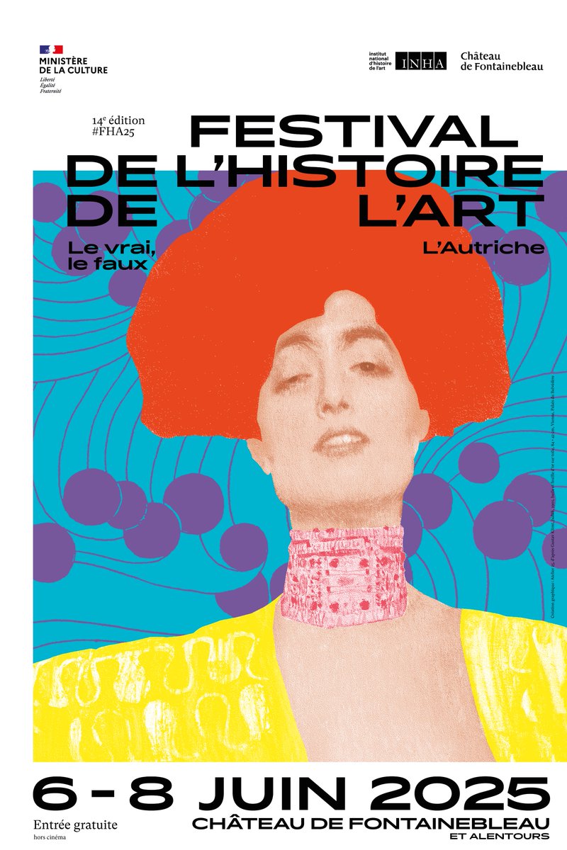 L'équipe du festival est heureuse de vous dévoiler l'affiche du FHA25 🎉🇦🇹

Et c'est Gustav Klimt qui est mis à l'honneur pour cette 14e édition !