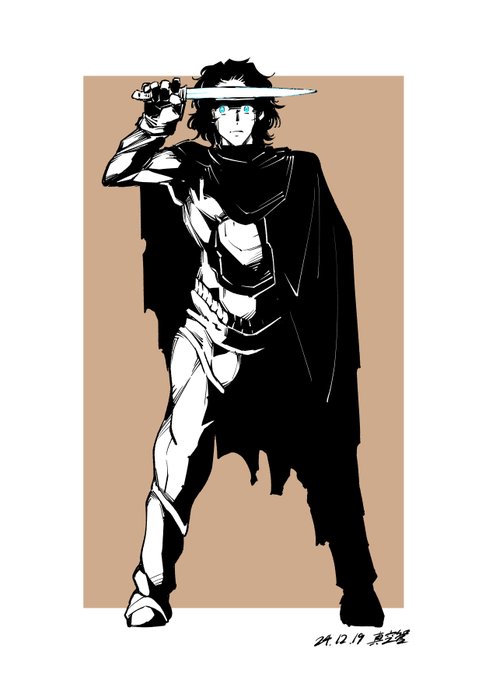 この数年戦車道女子とメギドしか描いてこなかったので、1日0.5時間を他ジャンル速描きに使おうと思いまして。まず1日目。 