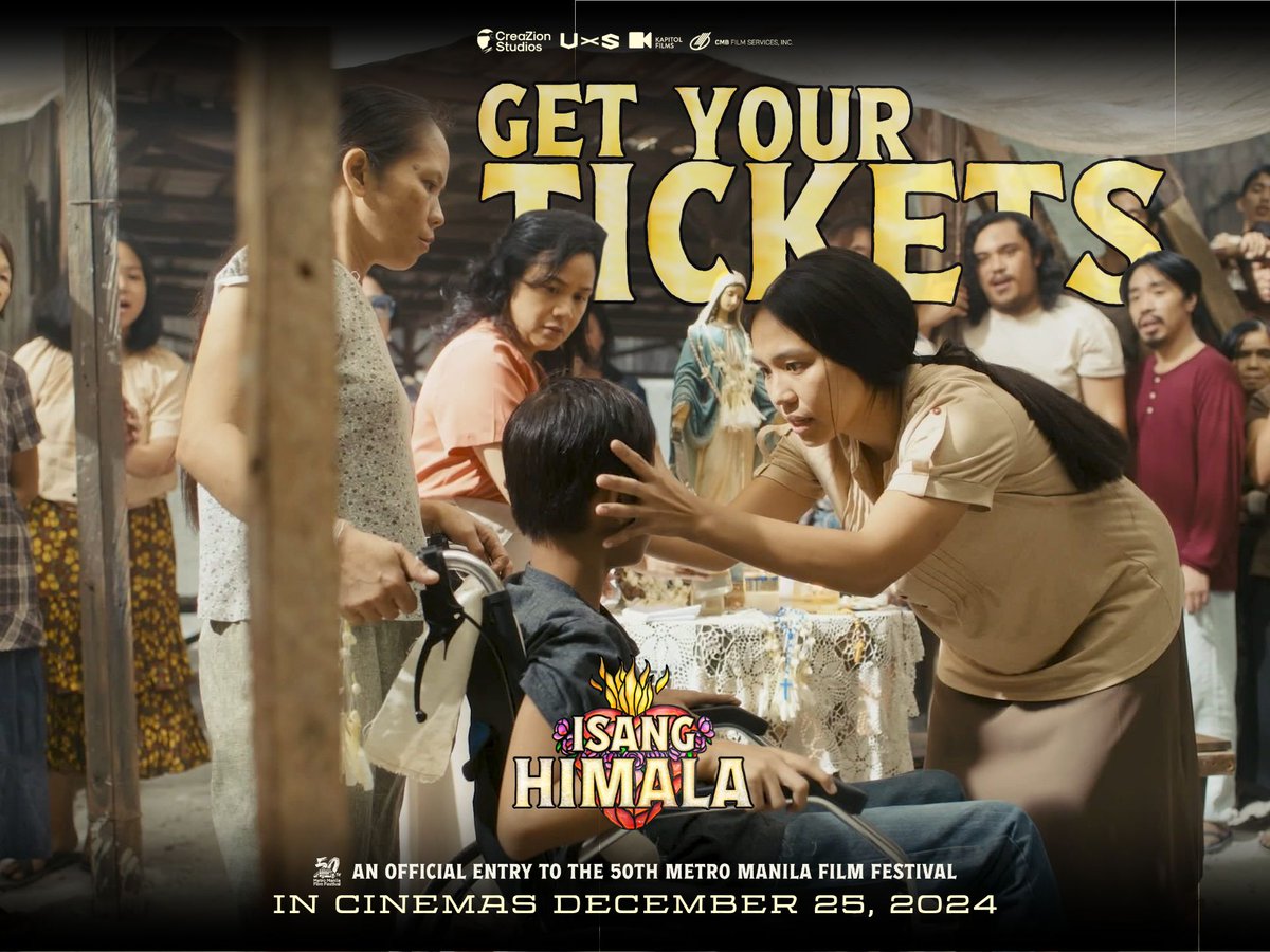 PepeDiokno's tweet photo. Hi everyone, been told that "Isang Himala" has only 31 cinemas so far (bec of the "genre", lack of “box office stars”). Hope you can still give our film a chance, and if you like it, your support will help convince more cinemas to screen us. Pls pre-book your tickets here: 🙏🧵 https://t.co/oYnsUvxX5W
