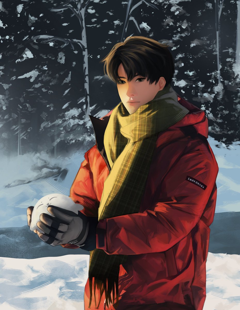 Winter in Linkon City ❄🤍

#戀與深空 #恋与深空 
#Zayne #Zaynefanart
#LoveandDeepspace #LaDS #Fanart 
#drawing #digitalart