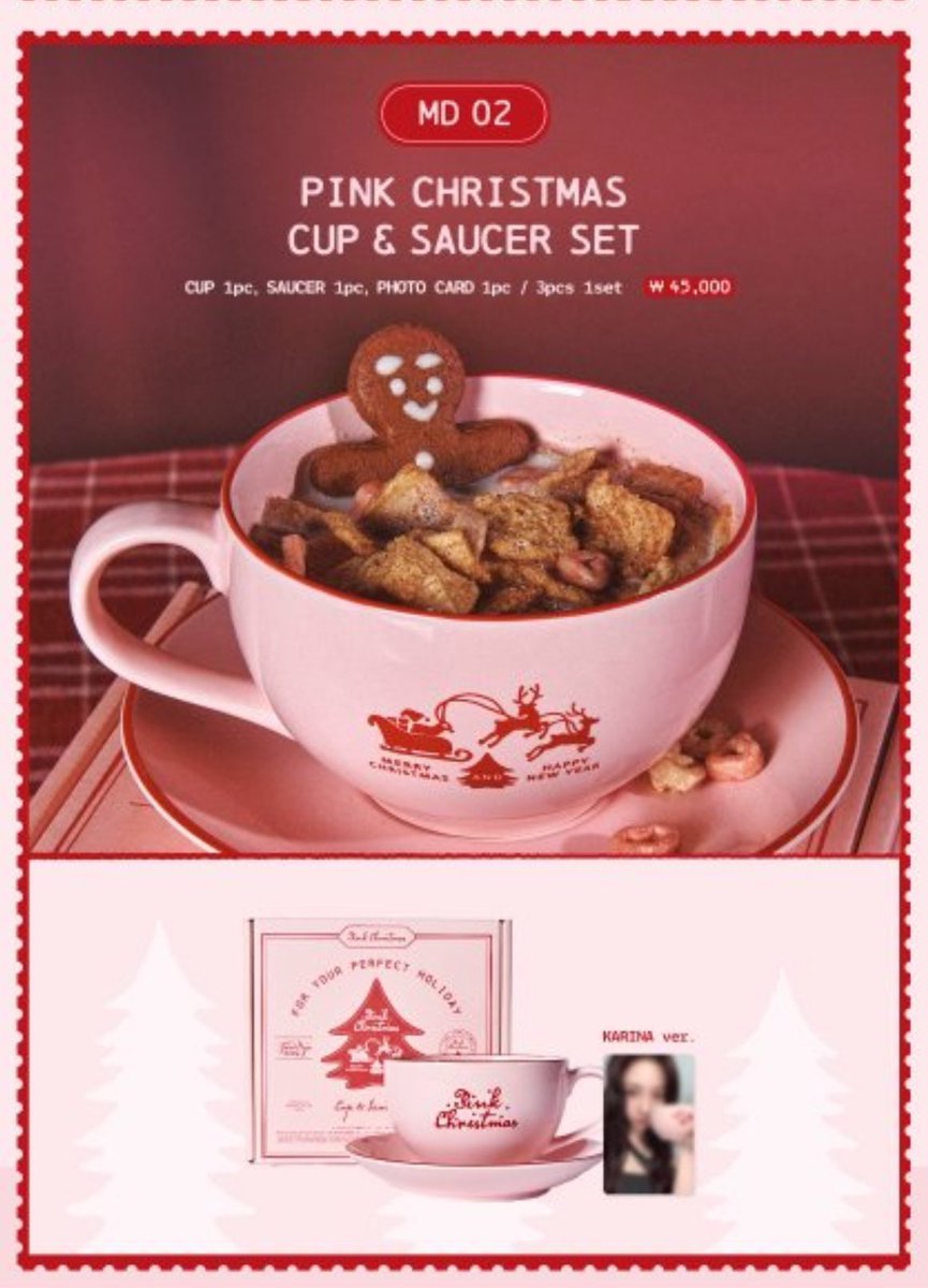 aespa pink christmas 2024 md go 

•fiyatlara feeler eklenecek random pack için sorting yapılacak 

•gün içinde goyu kapatırım 

•random pack ( 2 pc) 145₺

•cup saucer set (only pc) 1090₺