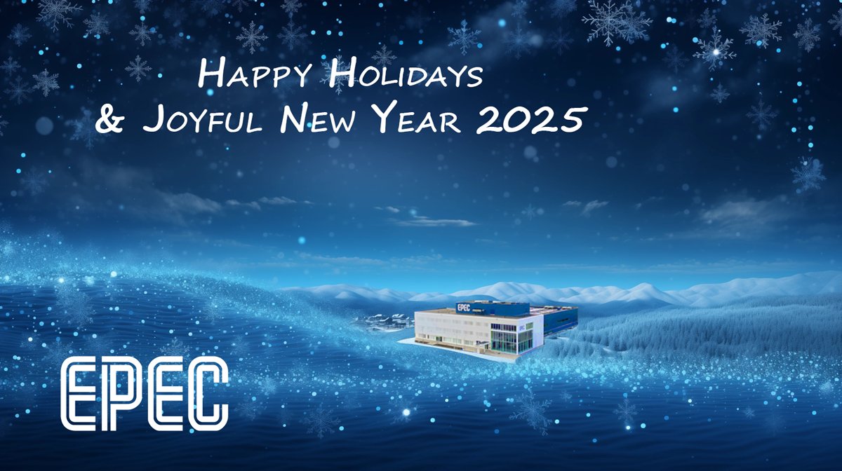 Happy holidays and a successful new year! 🌟🌟

We  want to thank all our customers, employees, partners and distributors  for the past year! Wishing you happy holidays and a successful new year! 

#epec #seasonsgreetings #yourchallengeourinspiration